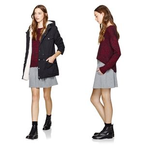 NWT Aritzia Talula Willoughby Skirt Grey Medium